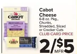 Foodtown supermarkets Cabot Cheese offer