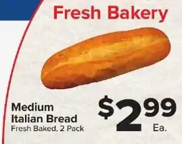 Foodtown supermarkets Fresh Bakery Medium Italian Bread offer