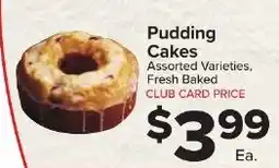 Foodtown supermarkets Pudding Cakes offer