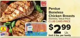 Foodtown supermarkets Perdue Boneless Chicken Breasts offer