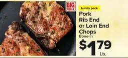 Foodtown supermarkets Pork Rib End or Loin End Chops offer