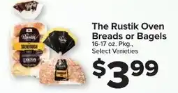 Foodtown supermarkets The Rustik Oven Breads or Bagels offer