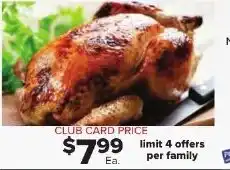 Foodtown supermarkets Club card price offer