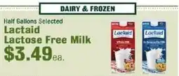 Robert Fresh Market Lactaid lactose free milk offer