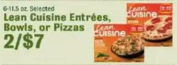 Robert Fresh Market Lean Cuisine Entrées, Bowls, or Pizzas offer