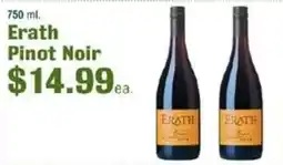 Robert Fresh Market Erath Pinot Noir offer