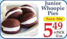 DeMoulas Market Basket Junior Whoopie Pies offer