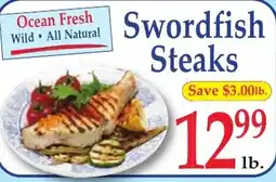 DeMoulas Market Basket Ocean Fresh Swordfish Steaks offer