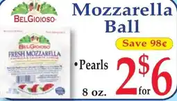 DeMoulas Market Basket BelGioioso fresh mozzarella offer