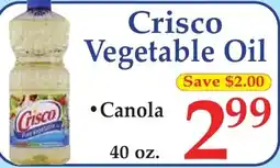 DeMoulas Market Basket Crisco vegetable oil offer