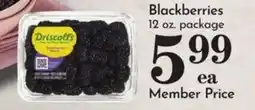 Food Pavilion Driscoll's blackberries offer