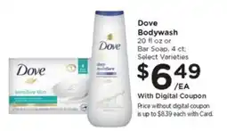 Pay Less Dove Bodywash offer