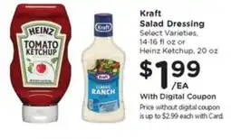 Pay Less Kraft salad dressing offer