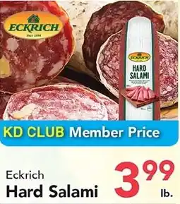 Eurofresh Market Eckrich Hard Salami offer