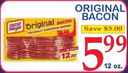 DeMoulas Market Basket Oscar Mayer original bacon offer