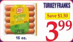 DeMoulas Market Basket Boar's Head Turkey Franks offer
