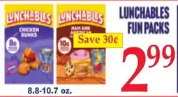 DeMoulas Market Basket Lunchables fun packs offer