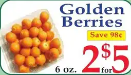 DeMoulas Market Basket Golden Berries offer