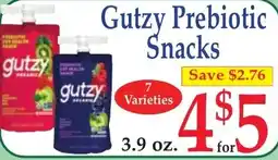 DeMoulas Market Basket Gutzy Prebiotic Snacks offer