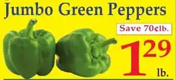DeMoulas Market Basket Jumbo Green Peppers offer