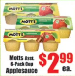 Reams Motts Assorted Cup Applesauce offer