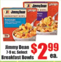Reams Jimmy Dean Breakfast Bowls offer