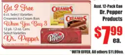 Reams Dr. Pepper Creamies Ice Cream Bars offer