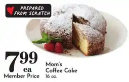 Food Pavilion Mom's Coffee Cake offer