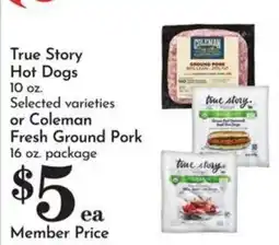 Food Pavilion True Story Hot Dogs offer