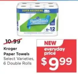 Pay Less Kroger paper towels offer