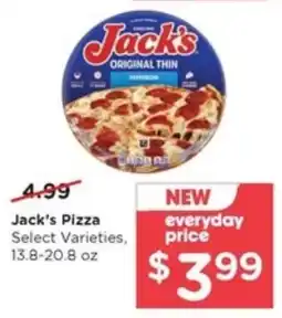 Pay Less Jack's Pizza offer