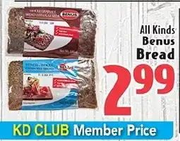 Eurofresh Market All Kinds Benus Bread offer
