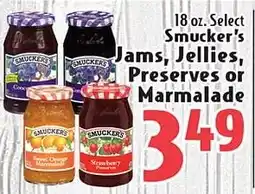 Eurofresh Market Smucker's Jams, Jellies, Preserves or Marmalade offer