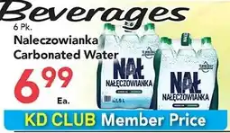 Eurofresh Market Naleczowianka Carbonated Water offer