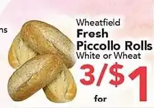 Eurofresh Market Wheatfield Fresh Piccollo Rolls offer