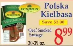 DeMoulas Market Basket Eckrich Polska Kielbasa offer
