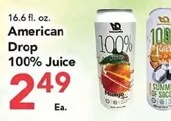 Eurofresh Market American Drop 100% Juice offer