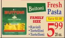 DeMoulas Market Basket Buitoni fresh pasta offer