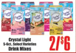 Reams Crystal Light drink mixes offer