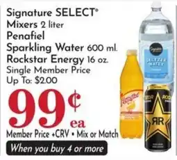 Food Pavilion Signature Select Mixers offer
