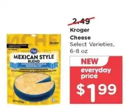 Pay Less Kroger Cheese offer