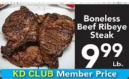 Eurofresh Market Boneless Beef Ribeye Steak offer
