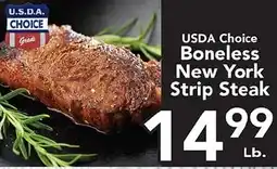 Eurofresh Market Usda choice boneless new york strip steak offer
