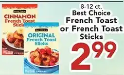 Eurofresh Market Best Choice French Toast or French Toast Sticks offer