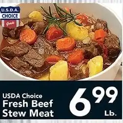 Eurofresh Market Usda Choice Fresh Beef Stew Meat offer