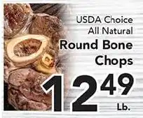 Eurofresh Market Usda Choice All Natural Round Bone Chops offer
