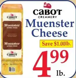 DeMoulas Market Basket Cabot Creamery Muenster Cheese offer