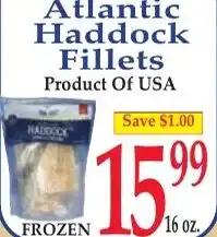 DeMoulas Market Basket Atlantic haddock fillets offer