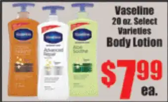 Vaseline body lotion
