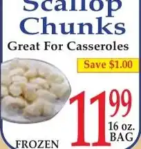 DeMoulas Market Basket Scallop Chunks offer